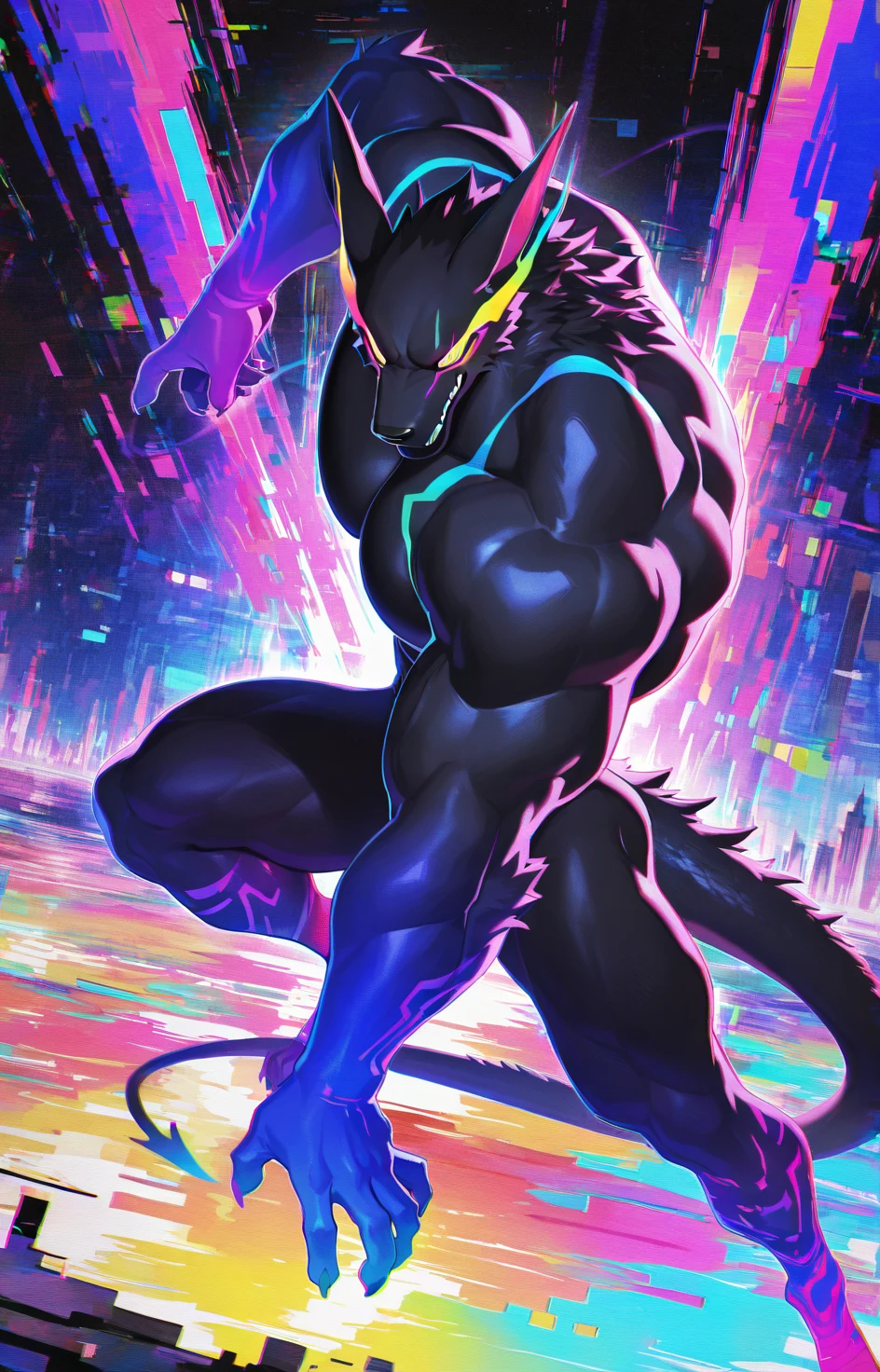 masterpiece-best-quality-perfect-quality-absurdres-5d34b2 on Indigo Void Furry Fused XL / Furry NoobAI