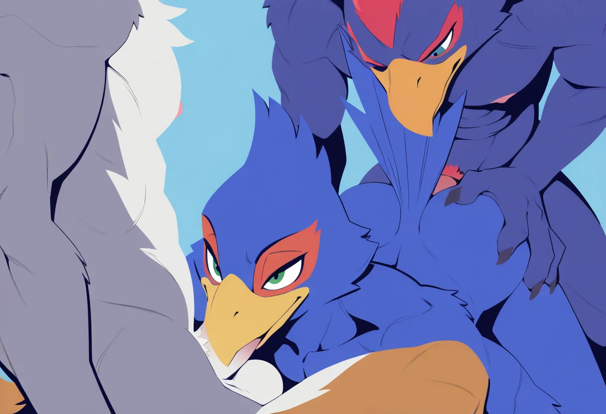 masterpiece-best-quality-sharp-focus-highly-28f788 on Indigo Void Furry Fused XL / Furry NoobAI