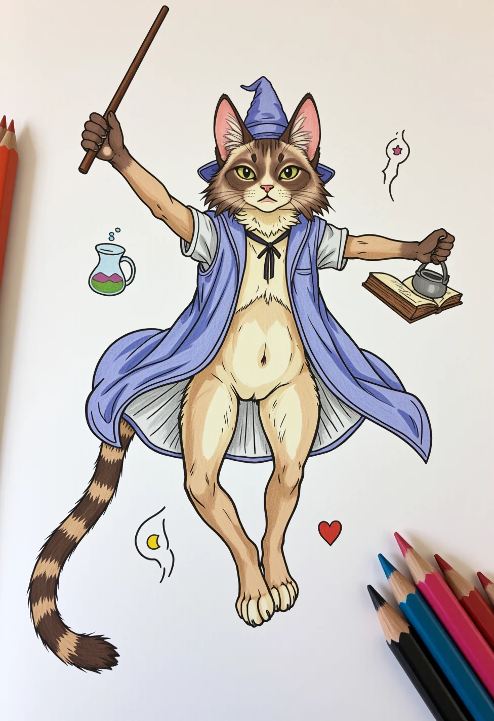 masterpiece-best-quality-sketch-hatching-colored_pencil_-67bcf9 on FenrisXL + Flux