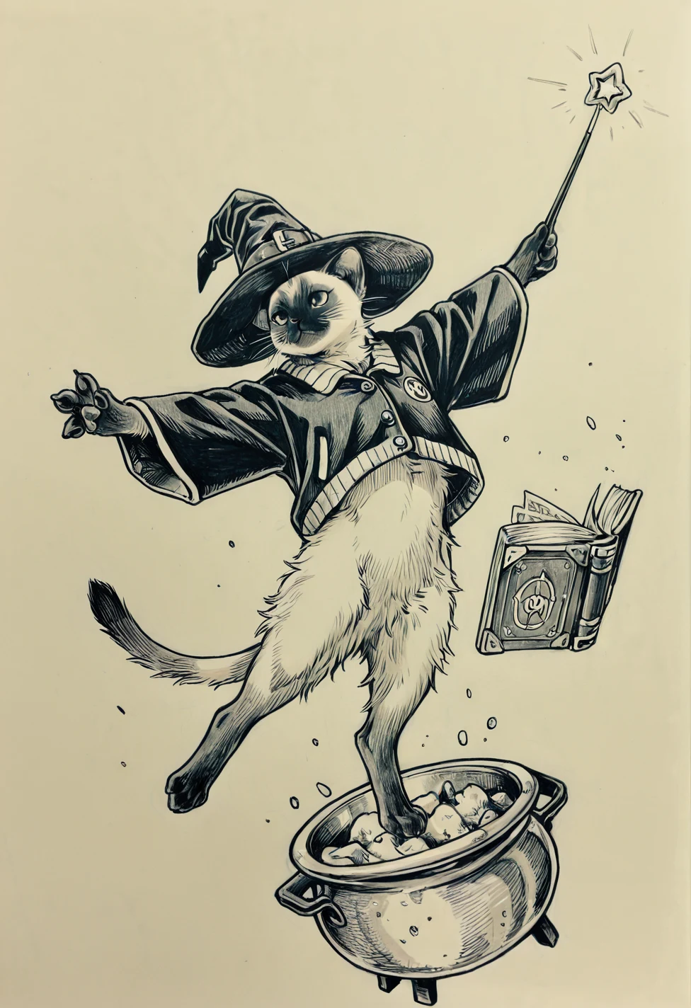 masterpiece-best-quality-sketch-hatching-colored_pencil_-67bcf9 on HomoSimile XL [Pony, Illustrious, NoobAI]