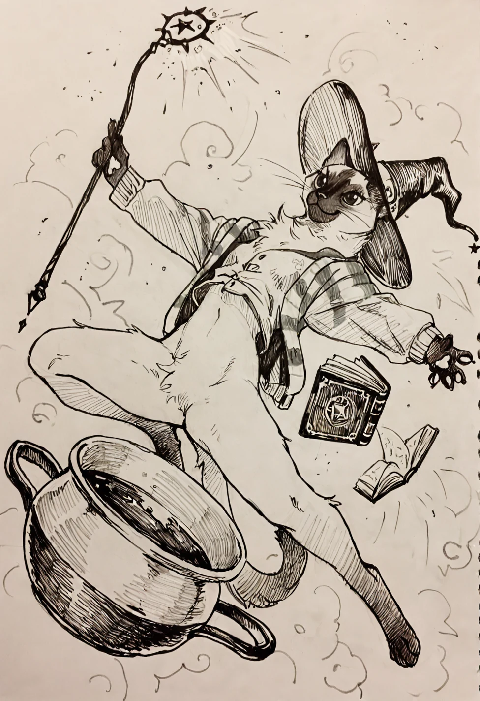 masterpiece-best-quality-sketch-hatching-colored_pencil_-67bcf9 on Indigo Furry Mix XL