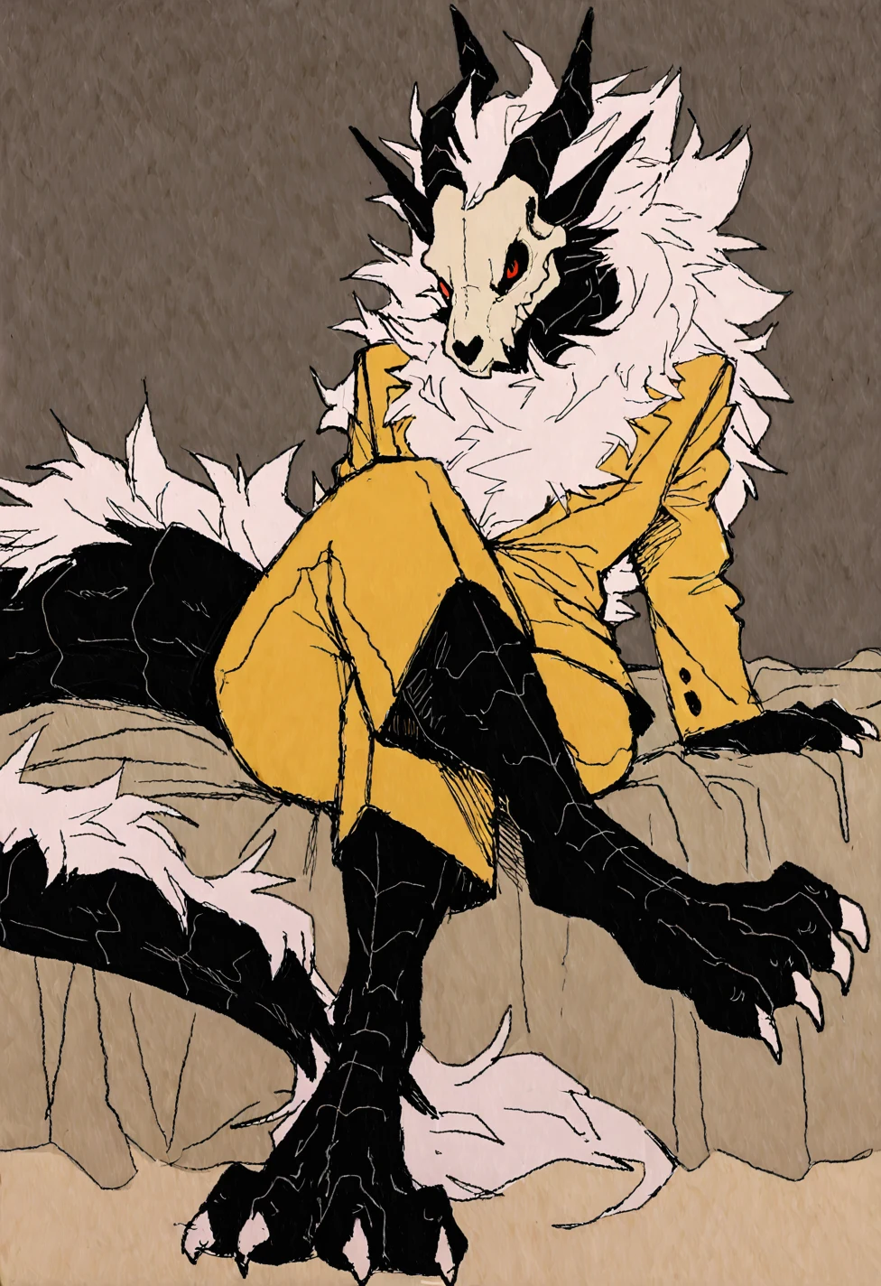 masterpiece-best-quality-sketch-jaggy-line-c6d500 on Indigo Furry Mix XL