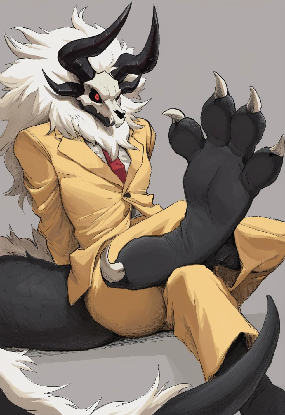 masterpiece-best-quality-sketch-jaggy-line-c6d500 on Indigo Void Furry Fused XL / Furry NoobAI