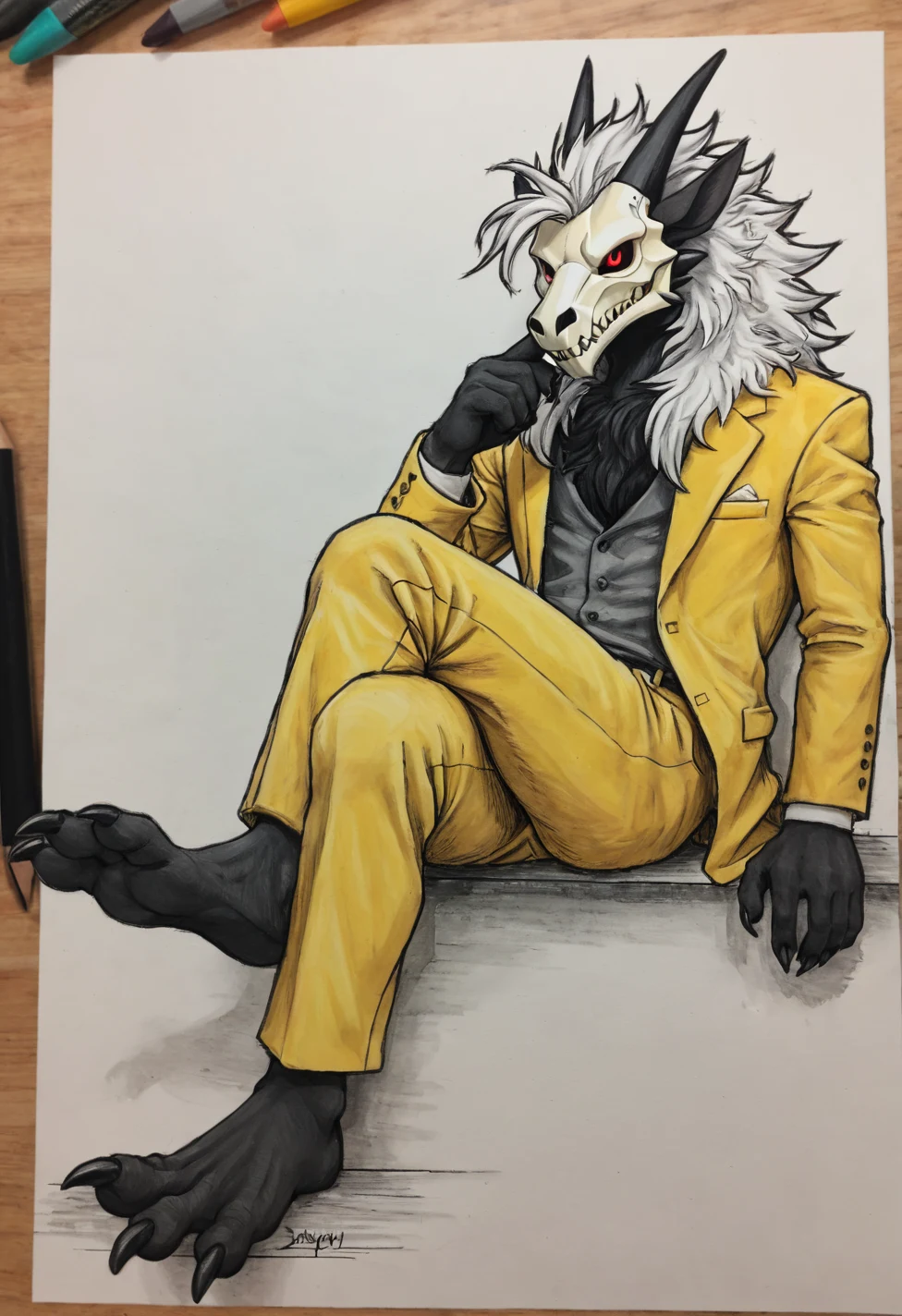 masterpiece-best-quality-sketch-jaggy-line-c6d500 on Realism By Stable Yogi (Pony)