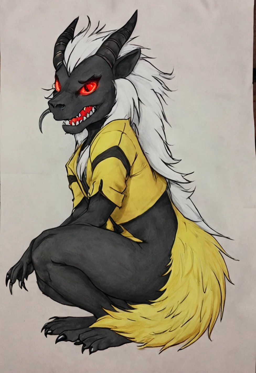 masterpiece-best-quality-sketch-jaggy-line-c6d500 on The Araminta Experiment (SDXL+Flux)