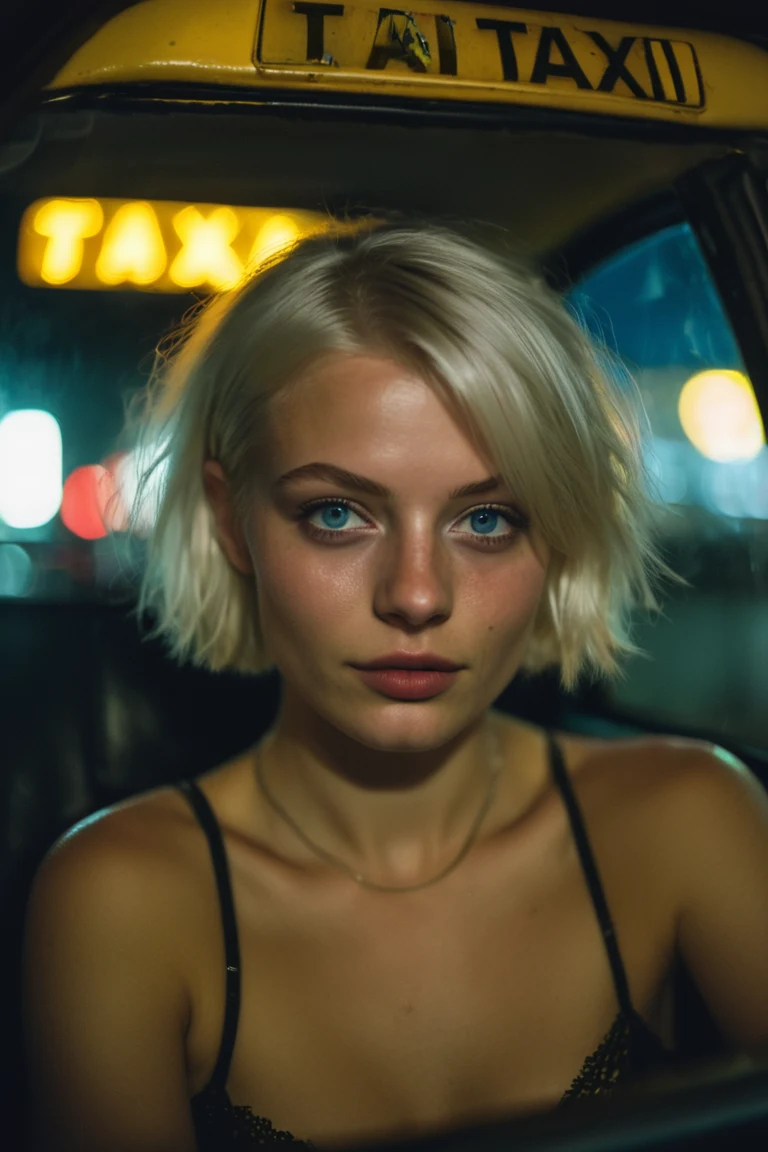 naked-selfie-woman-short-platinum-blonde-c95112 on Art Universe