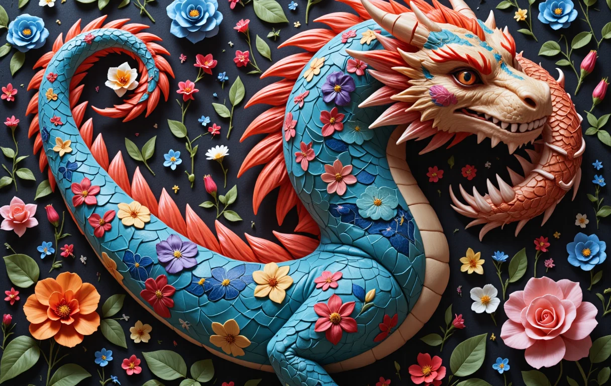 ptchwrk-lora-ptchkrawk_patchwork-style_sdxl-beautiful-vibrant-db1819 on FenrisXL + Flux