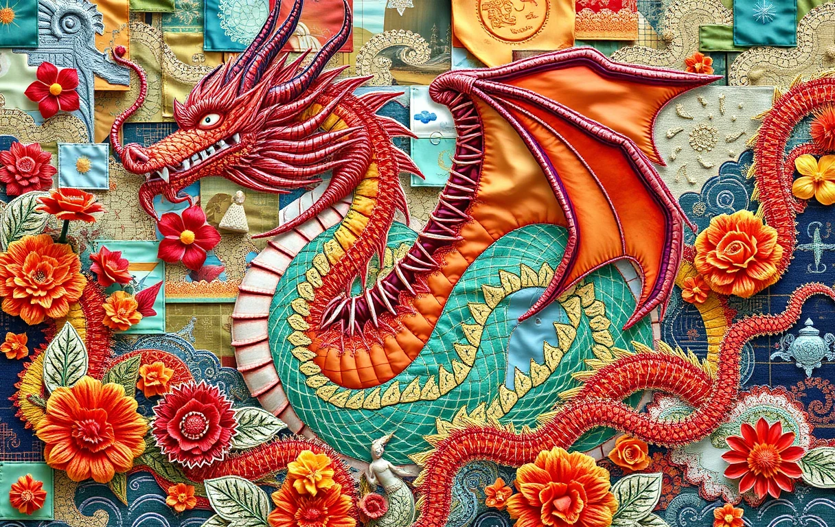 ptchwrk-lora-ptchkrawk_patchwork-style_sdxl-beautiful-vibrant-db1819 on FLUX.1 [schnell]