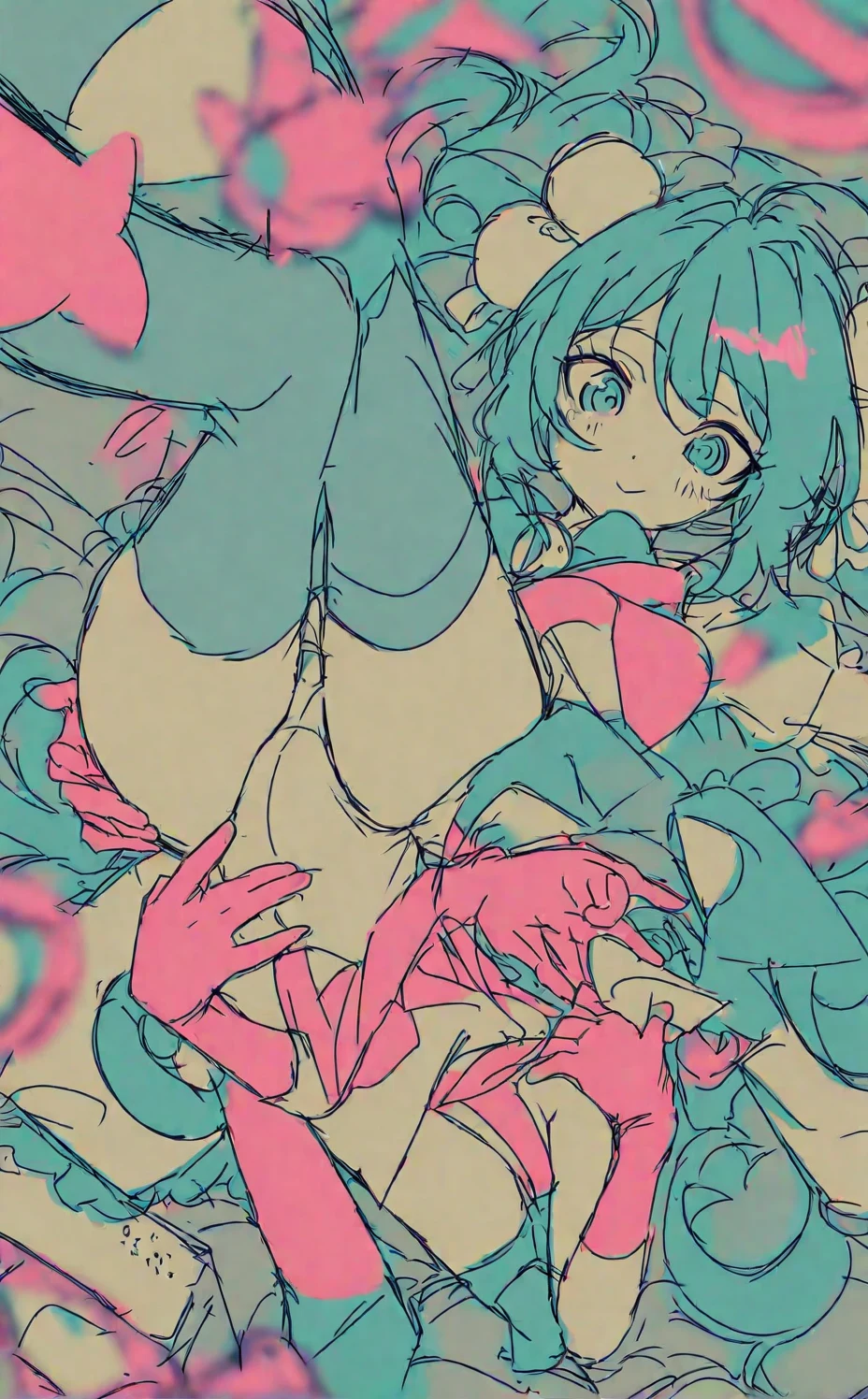 r17329_illu-_04-69yotte4_illu-flatpop-sketch-flat-019f83 on Hassaku XL (Illustrious)