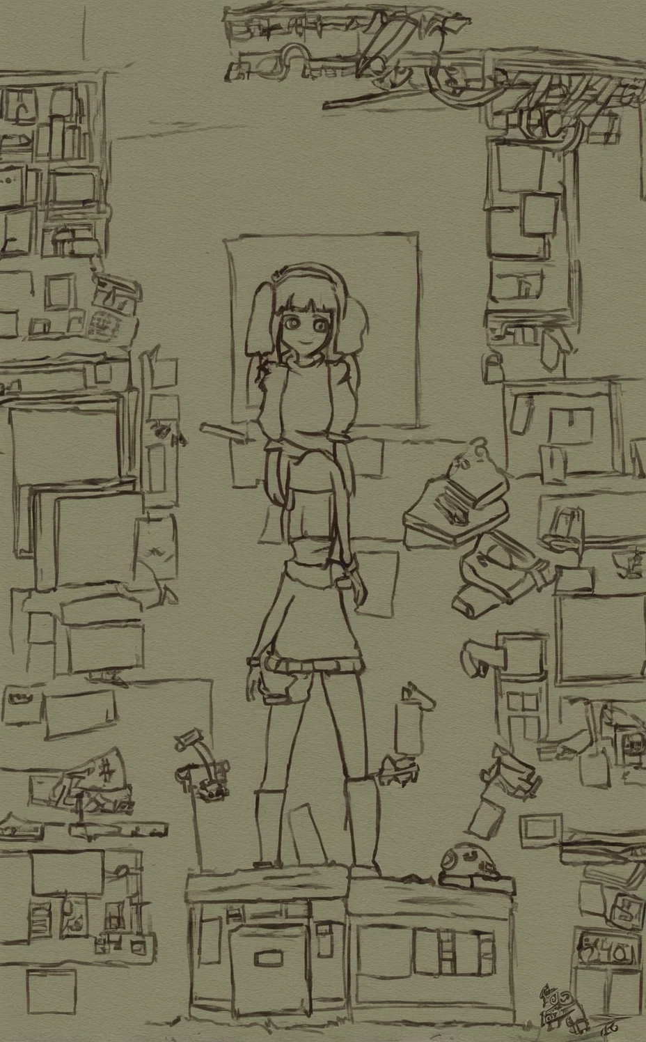 r17329_illu-_04-69yotte4_illu-flatpop-sketch-flat-019f83 on Pony Diffusion XL