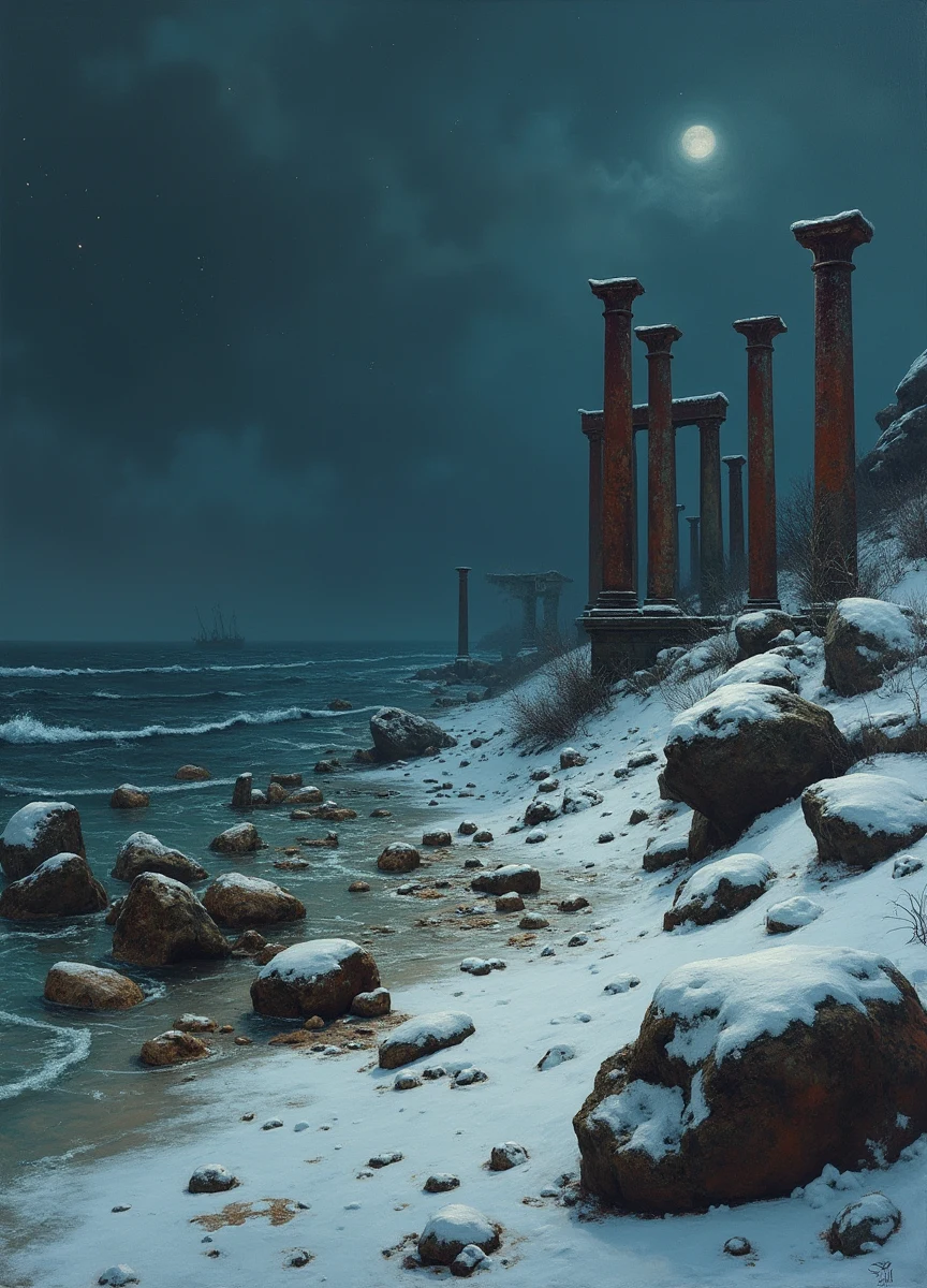 rusty-wreckage-military-equipment-classical-renaissance-fe41d7 on FLUX.1 [dev]