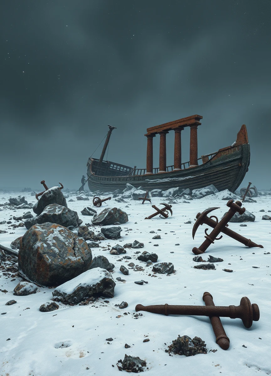 rusty-wreckage-military-equipment-classical-renaissance-fe41d7 on FLUX.1 [schnell]