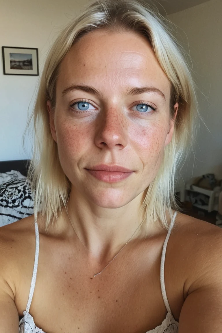 selfie-her-home-soft-smile-topless-15fd8d on Art Universe