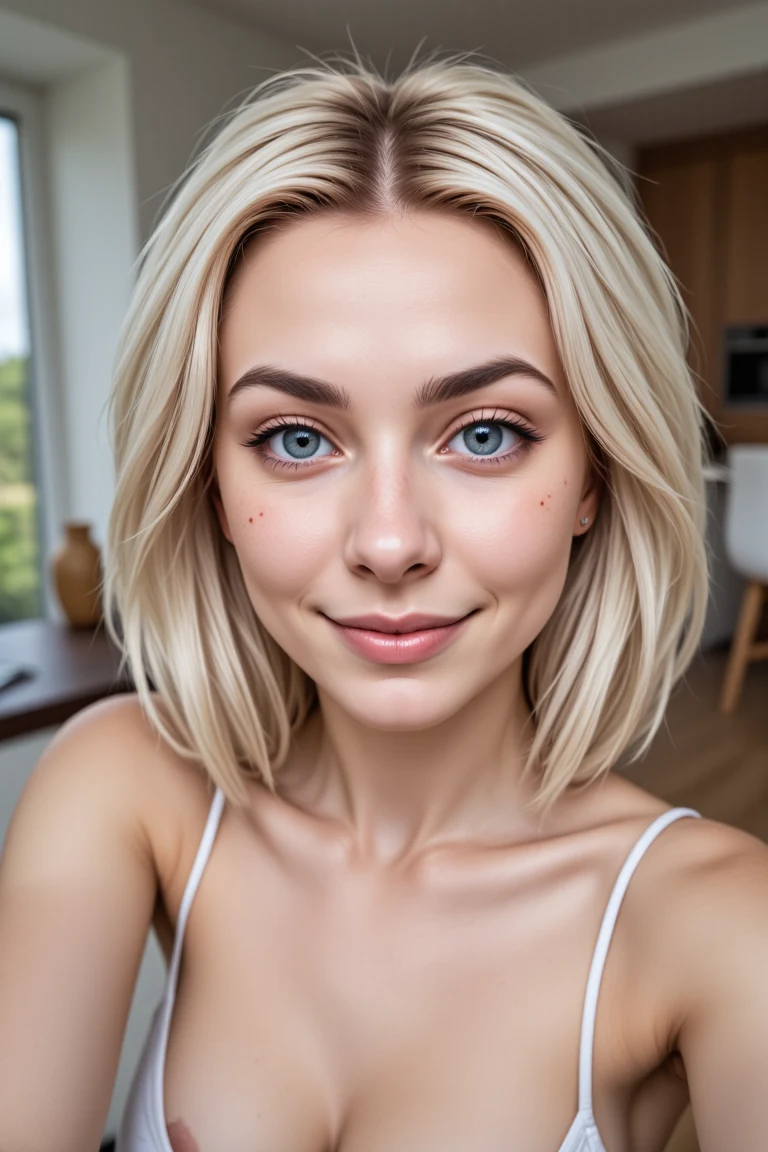 selfie-her-home-soft-smile-topless-15fd8d on FenrisXL + Flux