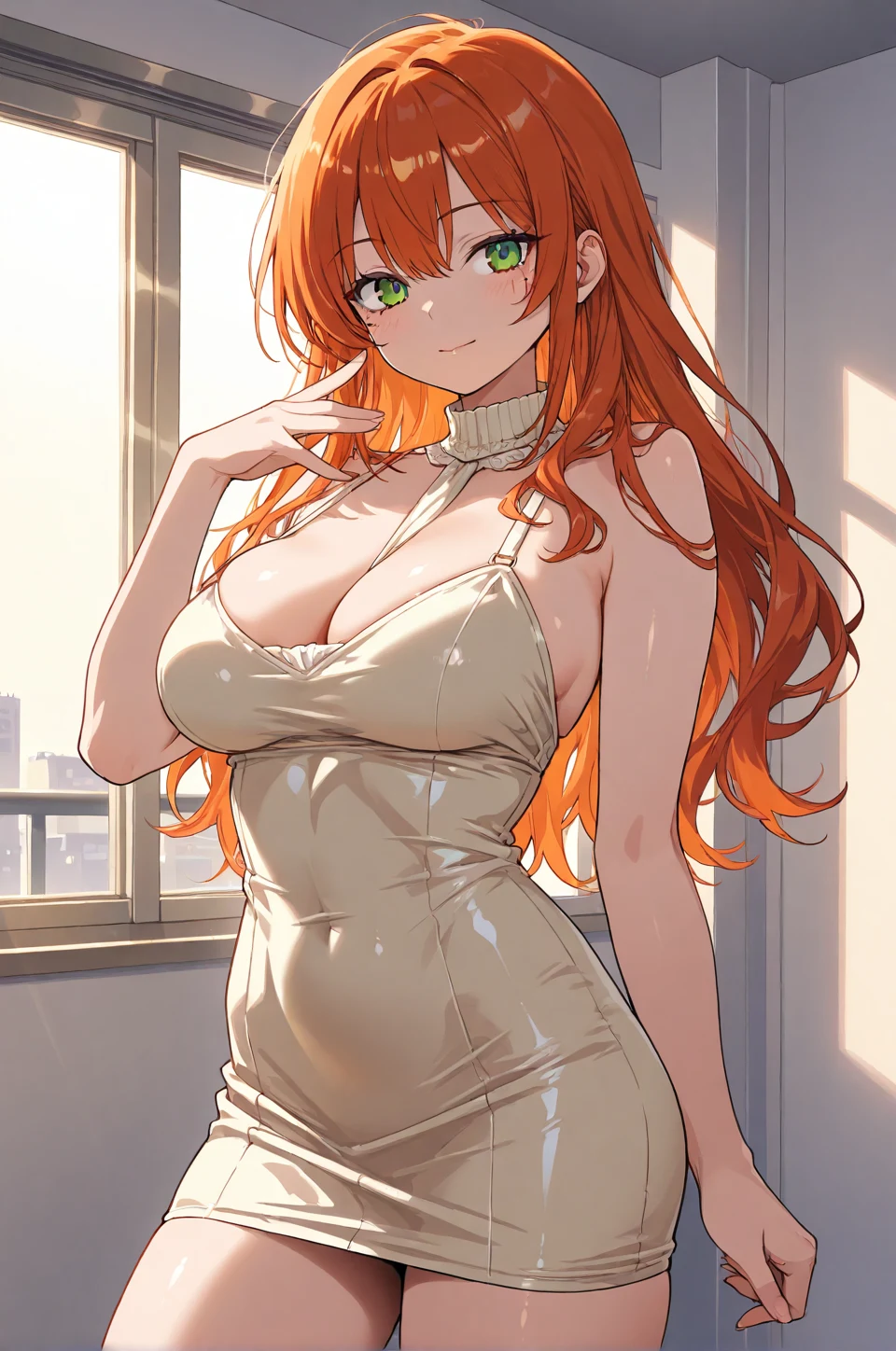 selfie-long-auburn-hair-years-old-4695f7 on Cat Tower (NoobAI XL checkpoint)