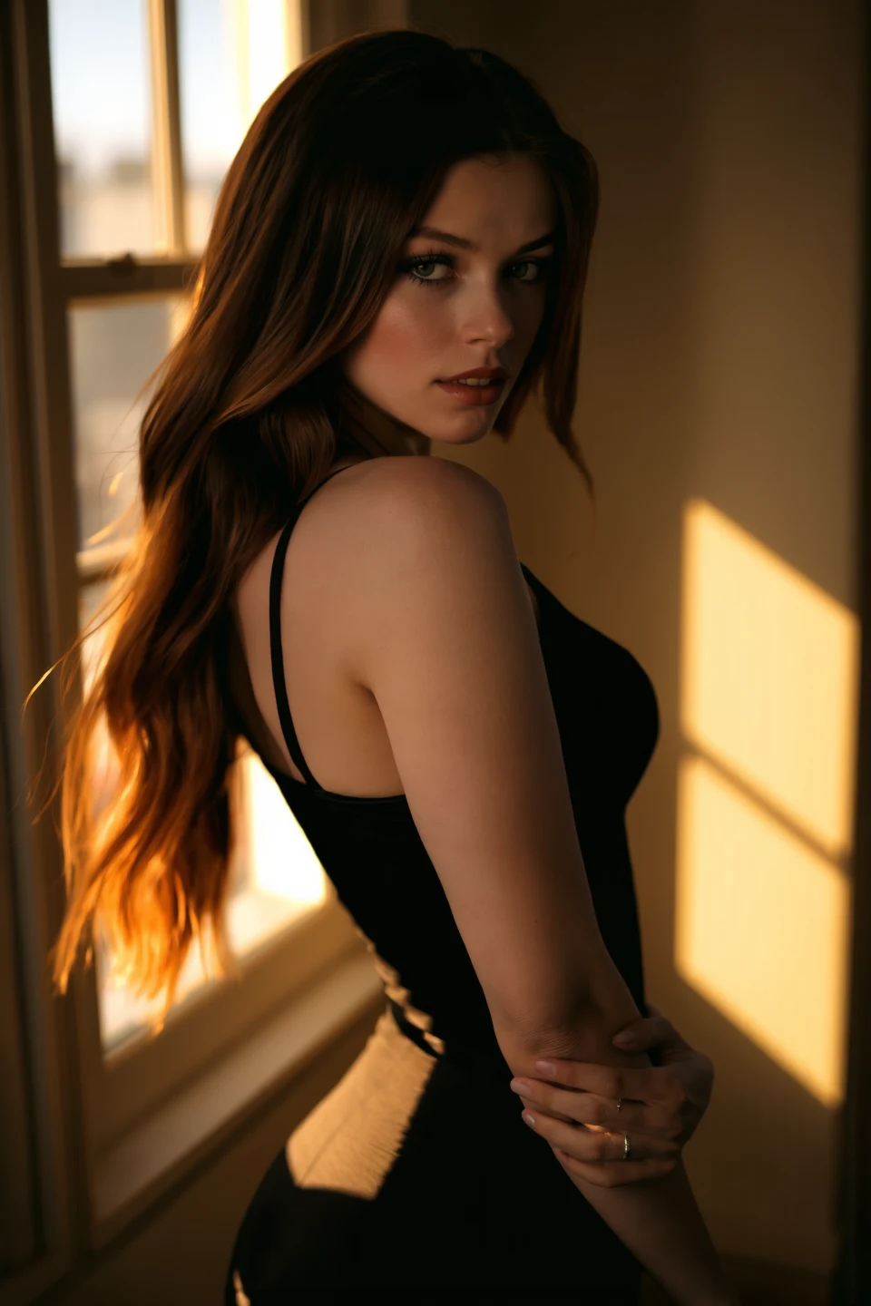 selfie-long-auburn-hair-years-old-4695f7 on PixelWave