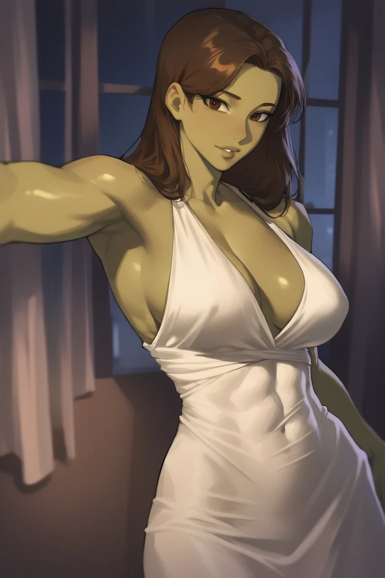 selfie-long-dark-brown-hair-years-34ead3 on Indigo Void Furry Fused XL / Furry NoobAI