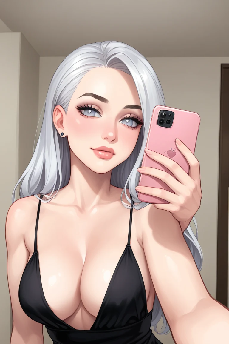 selfie-long-silver-toned-hair-years-b2e13a on boleromix(Pony)