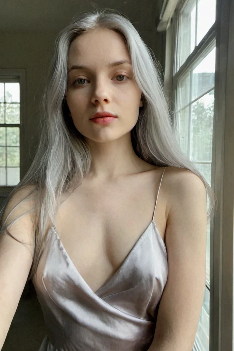 selfie-long-silver-toned-hair-years-b2e13a on epiCRealism XL
