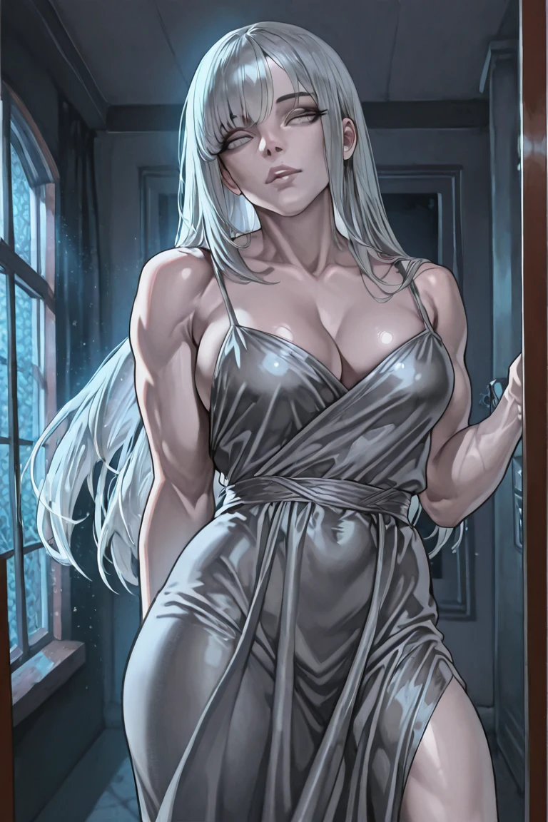 selfie-long-silver-toned-hair-years-b2e13a on HomoSimile XL [Pony, Illustrious, NoobAI]