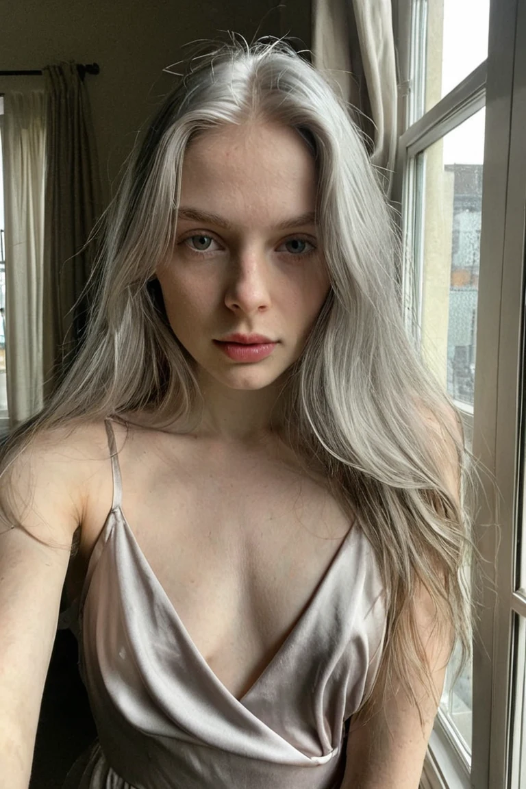 selfie-long-silver-toned-hair-years-b2e13a on Jib Mix Realistic XL
