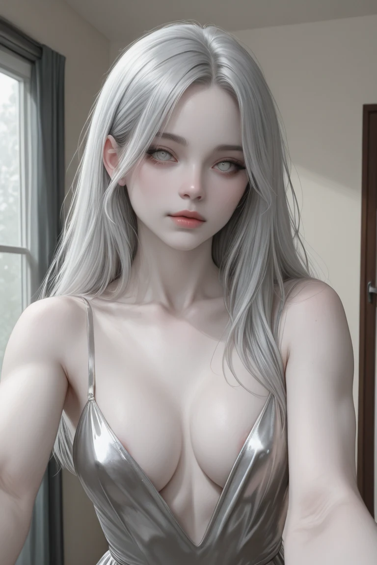 selfie-long-silver-toned-hair-years-b2e13a on PerfectDeliberate