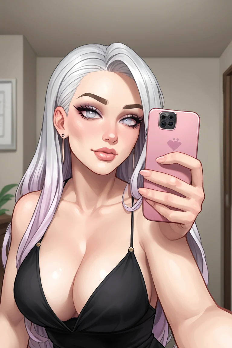 selfie-long-silver-toned-hair-years-b2e13a on Prefect Pony XL