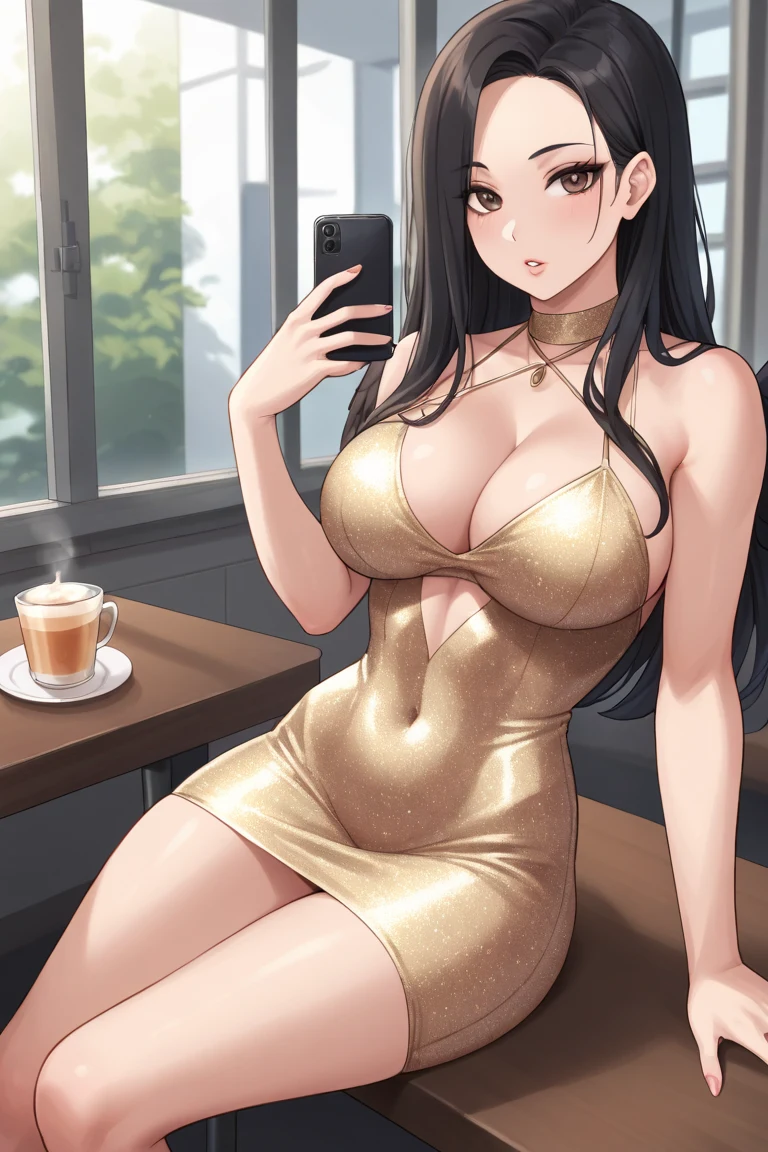 selfie-long-straight-black-hair-years-6b7fae on boleromix(Pony)