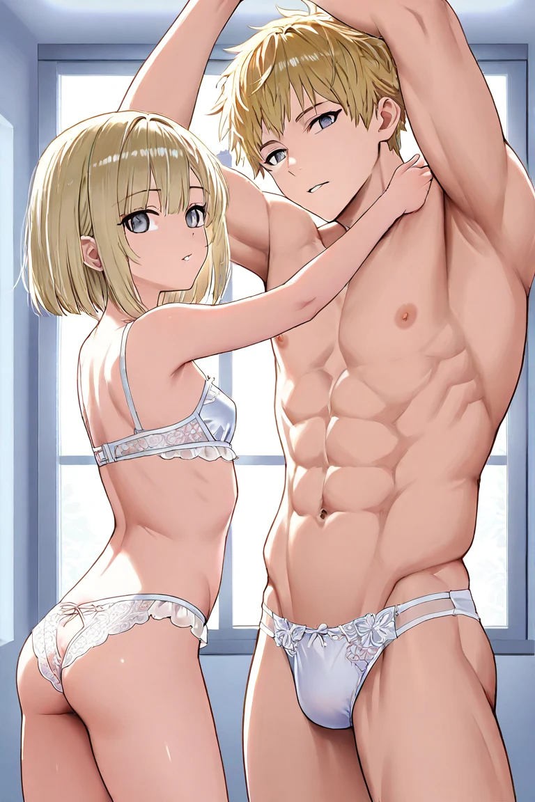 selfie-short-ash-blonde-hair-years-4dba2b on Cat Tower (NoobAI XL checkpoint)