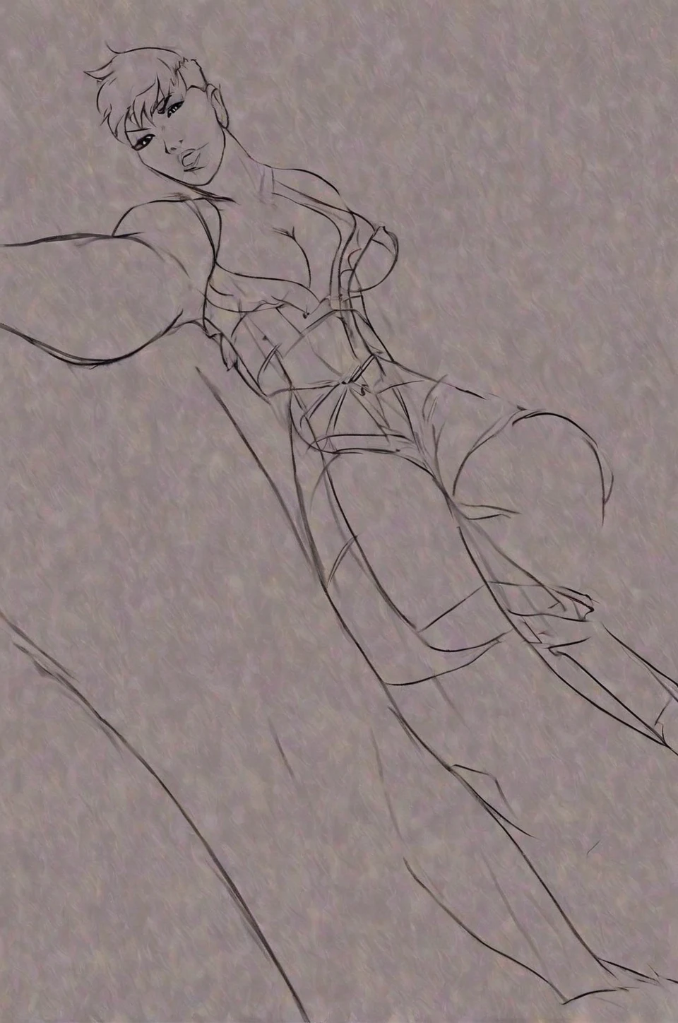 selfie-short-black-pixie-cut-years-9e95f8 on Pony Diffusion XL