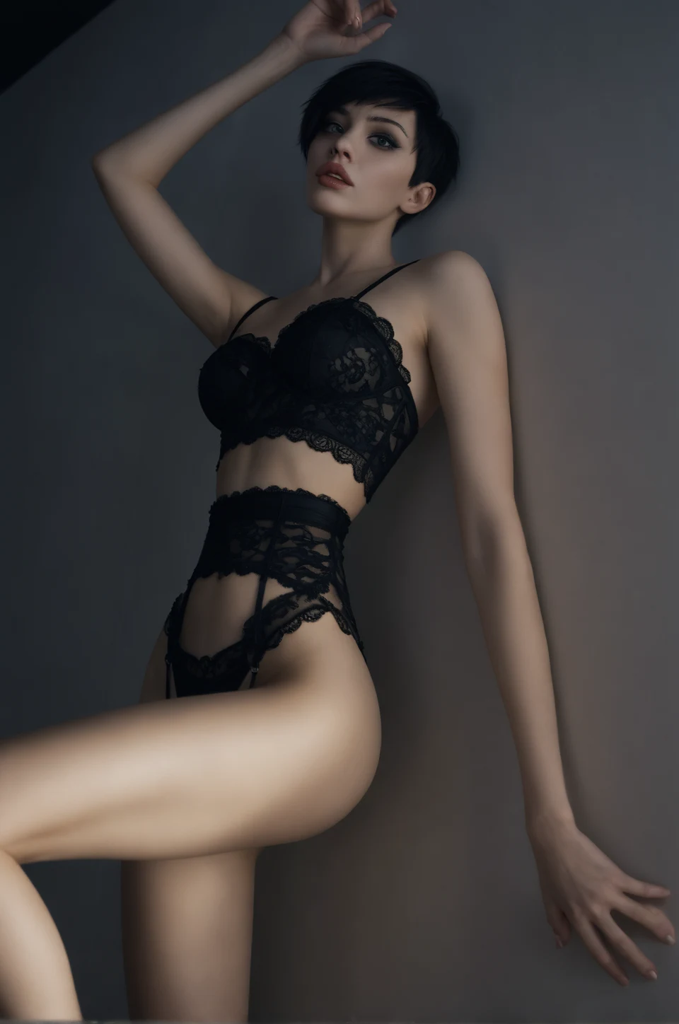 selfie-short-black-pixie-cut-years-9e95f8 on RealMixPony