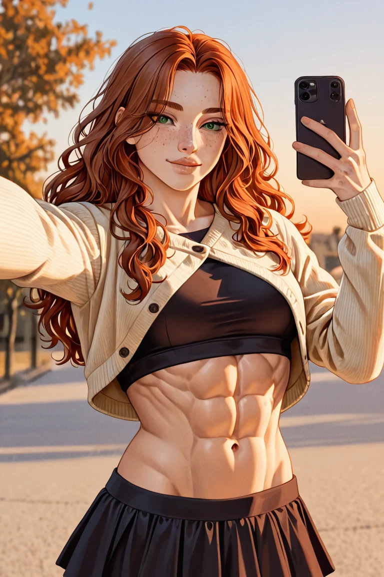 selfie-wavy-auburn-hair-years-old-88f6bc on YiffyMix