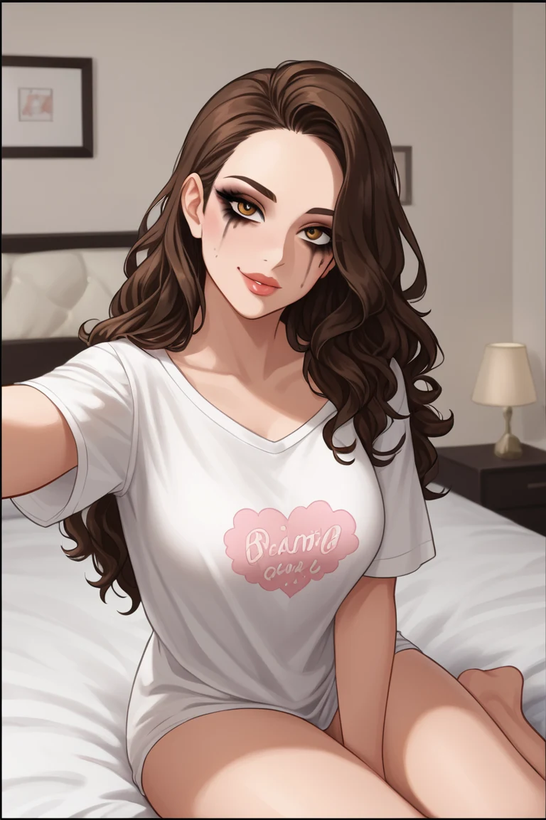 selfie-woman-curly-dark-brown-hair-78df41 on Prefect Pony XL