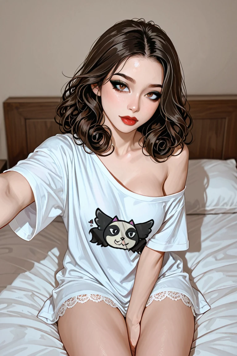 selfie-woman-curly-dark-brown-hair-78df41 on Uncanny valley