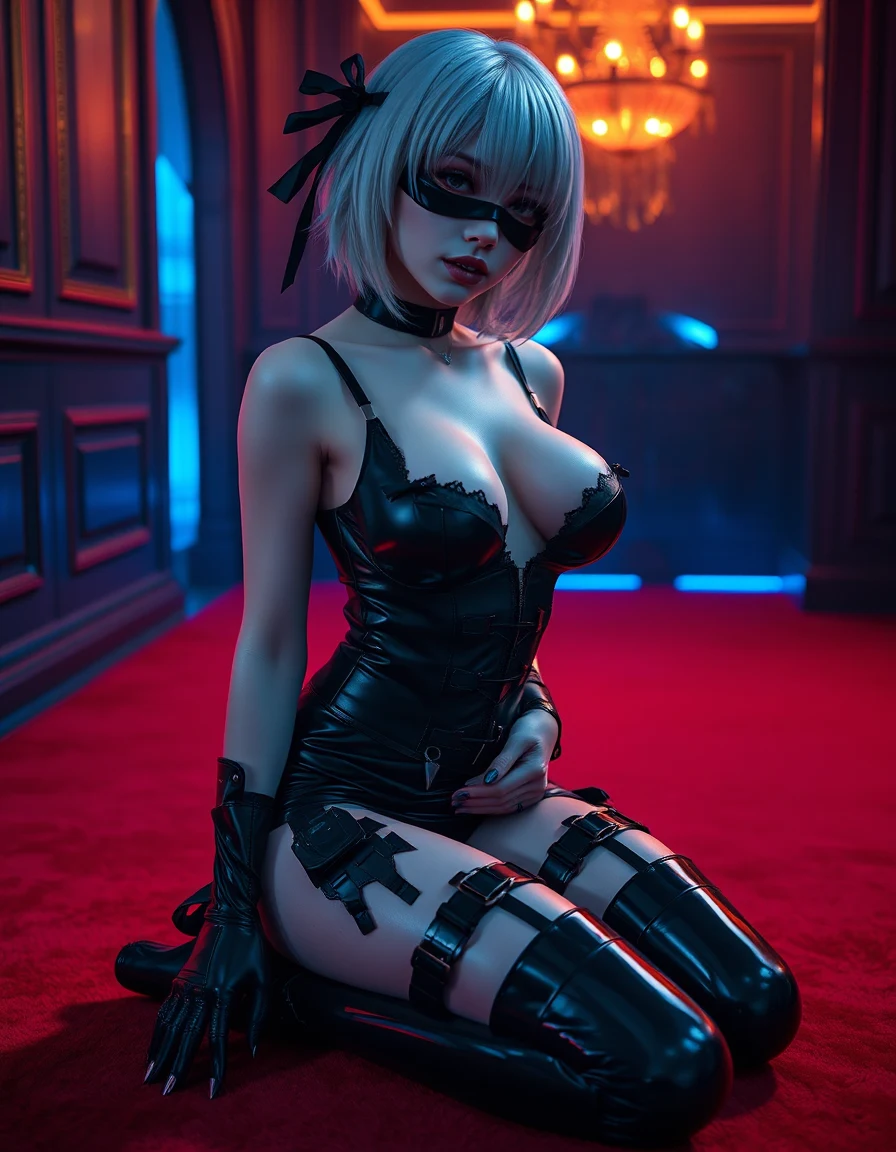 sexy-cosplay-from-nier-automata-beautiful-29810c on FLUX.1 [schnell]