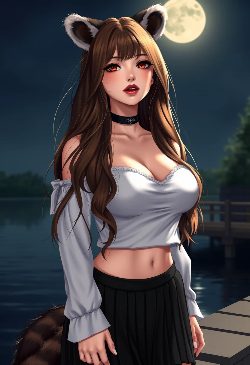 sexy-year-old-woman-raccoon-girl-26f84c on FLUX.1 [schnell]