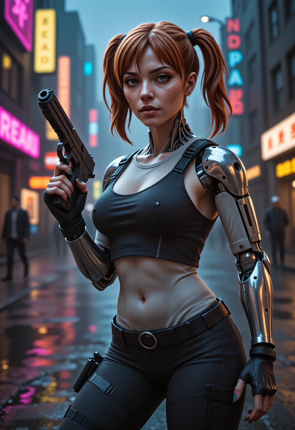 solo-mature_female-cyborg-fully-synthetic-being-767890 on FenrisXL + Flux