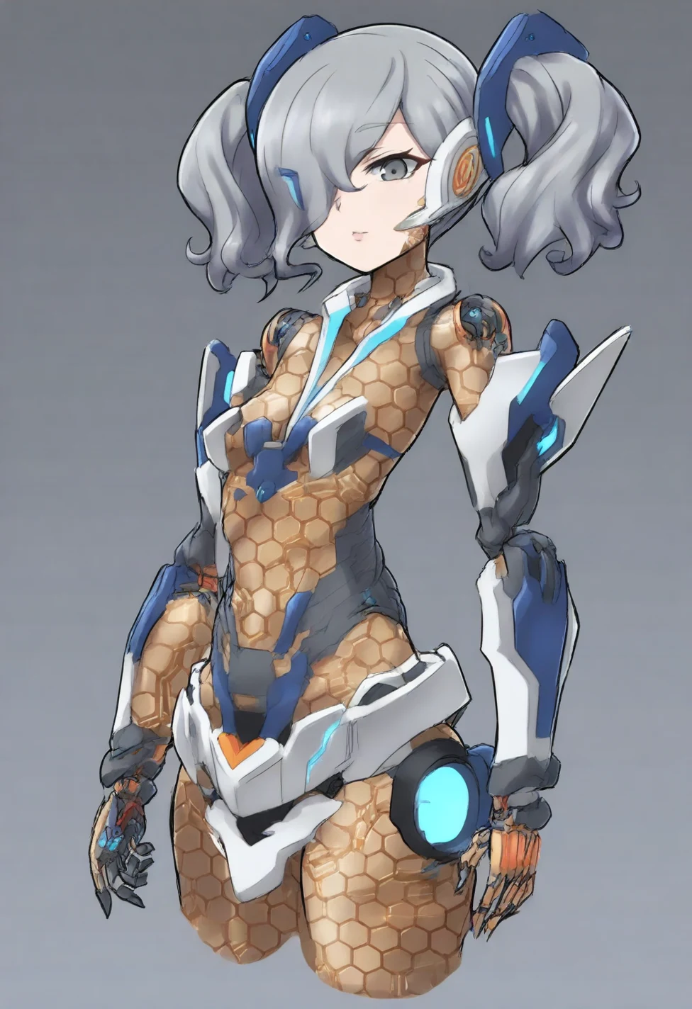 solo-mature_female-cyborg-fully-synthetic-being-767890 on IllustriousXL v0.1