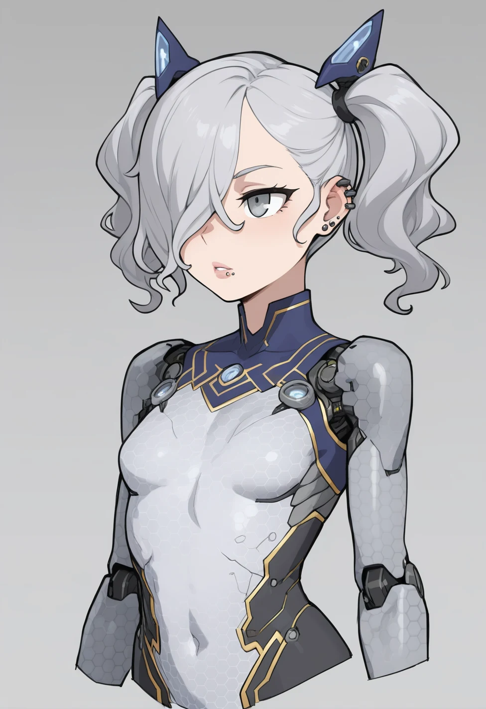 solo-mature_female-cyborg-fully-synthetic-being-767890 on Indigo Void Furry Fused XL / Furry NoobAI