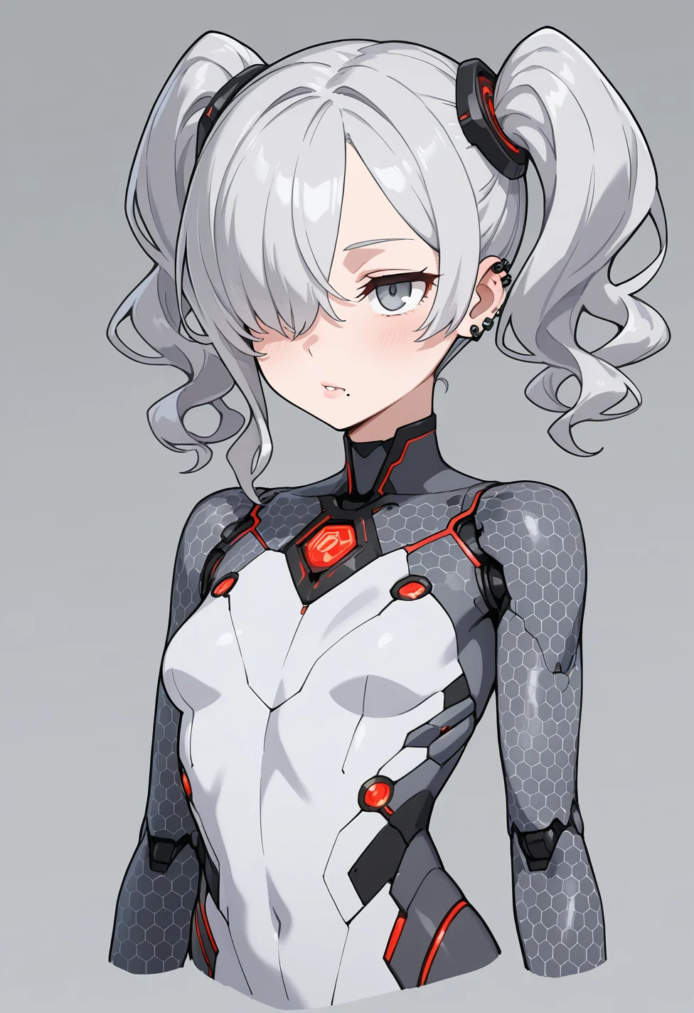 solo-mature_female-cyborg-fully-synthetic-being-767890 on WAI-illustrious-SDXL