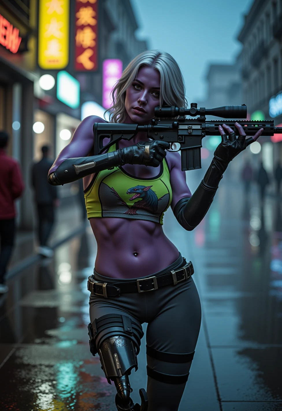 solo-mature_female-dark-elf-light-purple-c6f65d on Jib Mix Flux