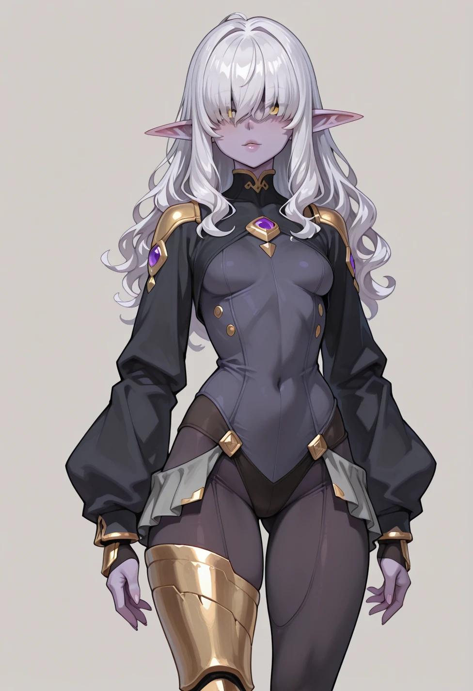 solo-mature_female-dark-elf-light-purple-c6f65d on Nova Furry XL