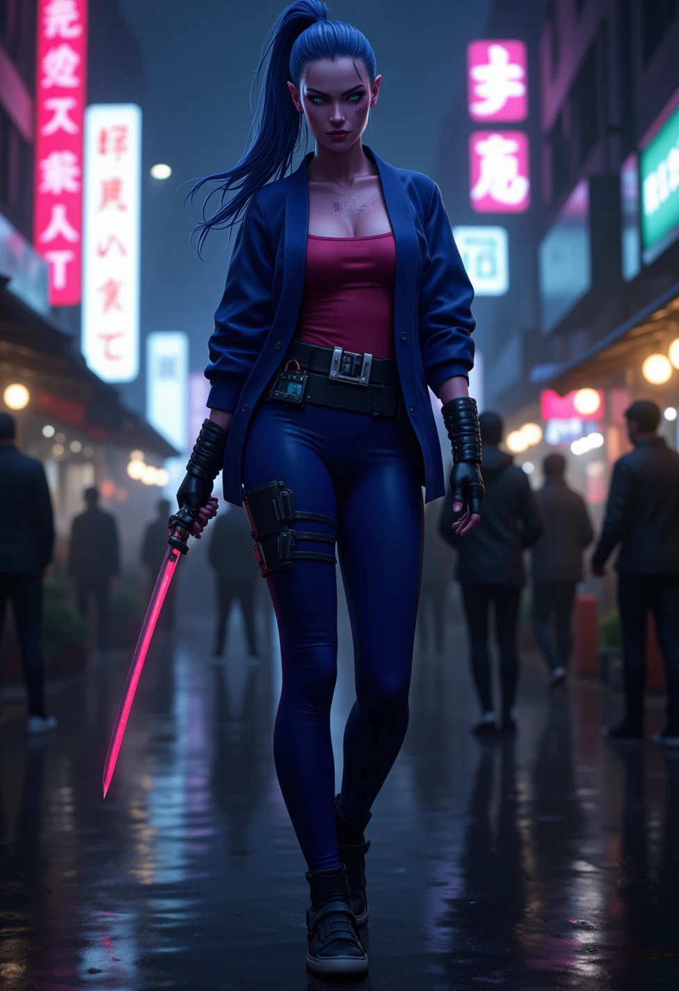 solo-mature_female-dark-elf-pink-purple-84871f on getphat FLUX Reality NSFW