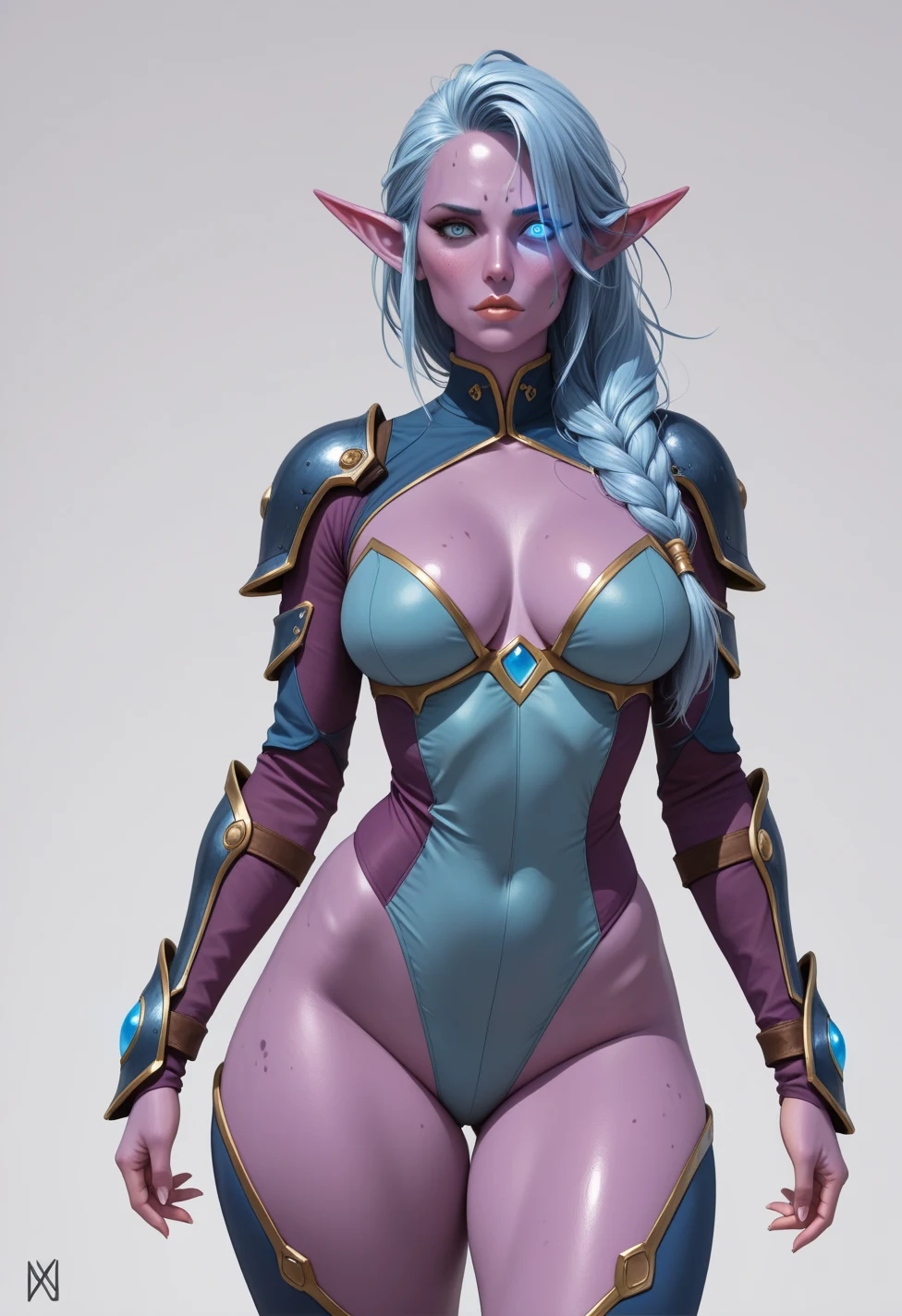 solo-mature_female-dark-elf-pink-purple-84871f on PerfectDeliberate