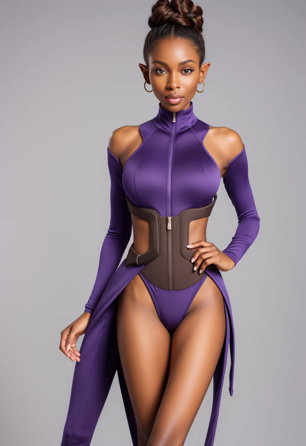 solo-mature_female-elf-dark-skin-slender-e4877c on CyberRealistic Classic