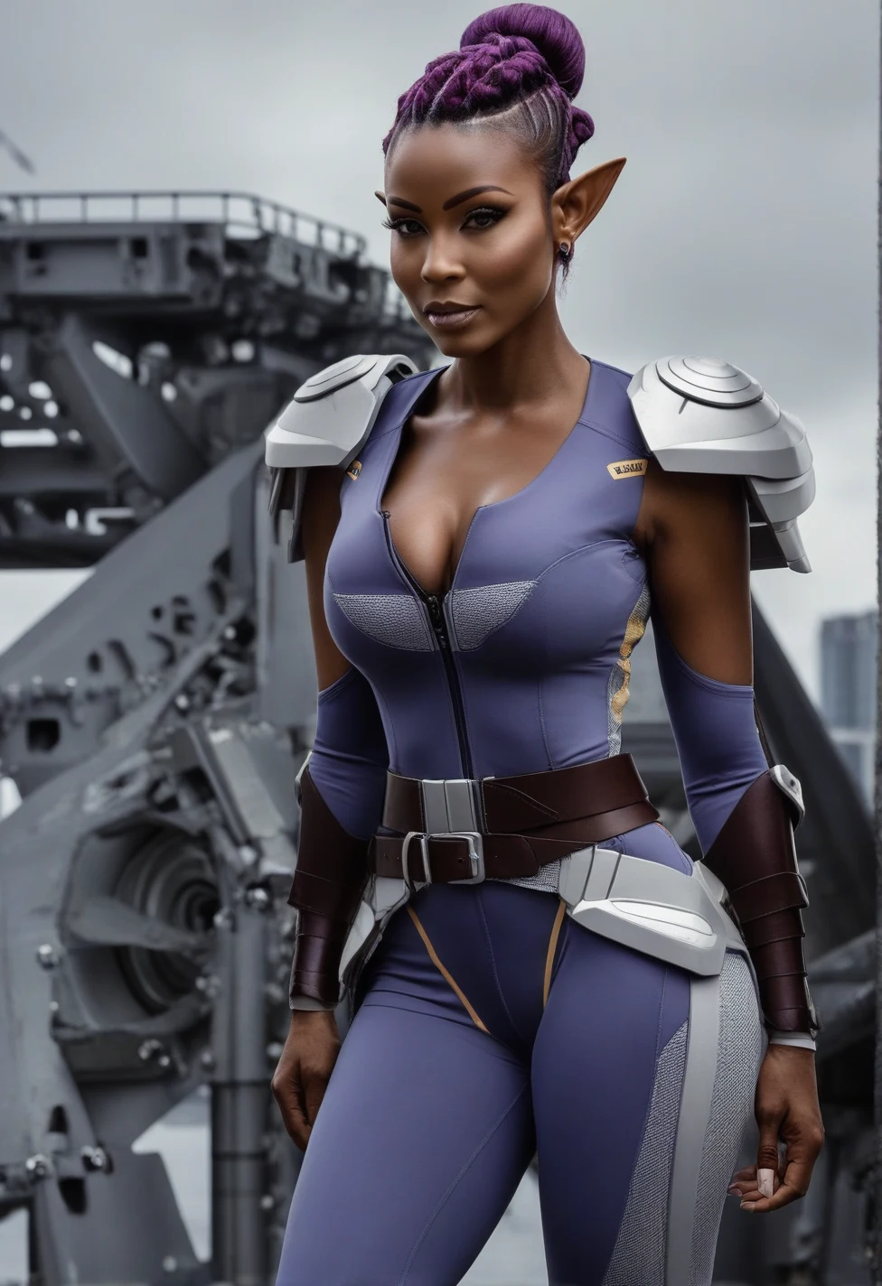 solo-mature_female-elf-dark-skin-slender-e4877c on LUSTIFY! [SDXL NSFW checkpoint]