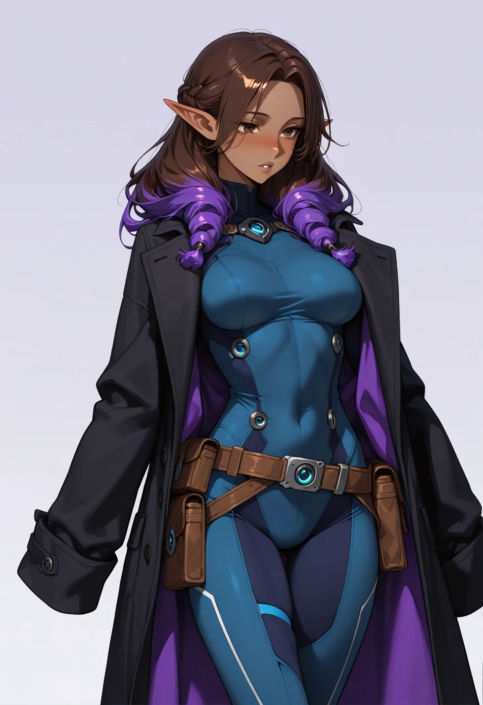 solo-mature_female-elf-dark-skin-slender-e4877c on Nova Anime XL