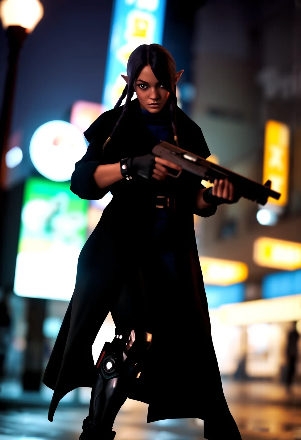 solo-mature_female-elf-dark-skin-slender-e4877c on PixelWave