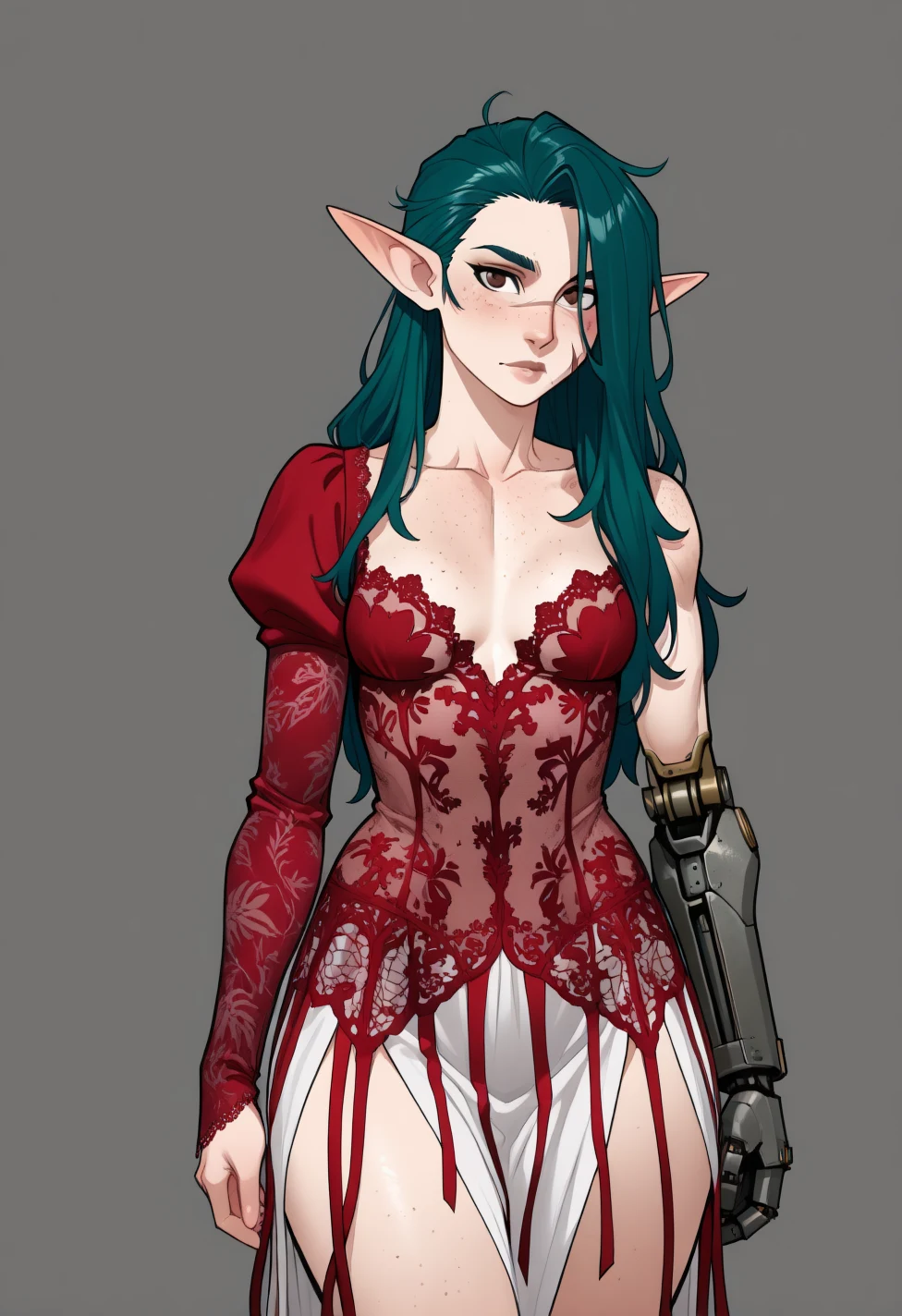 solo-mature_female-elf-fair-skin-faint-0b43a3 on ✨ JANKU Trained + Chenkin & NoobAI + RouWei Illustrious XL ✨