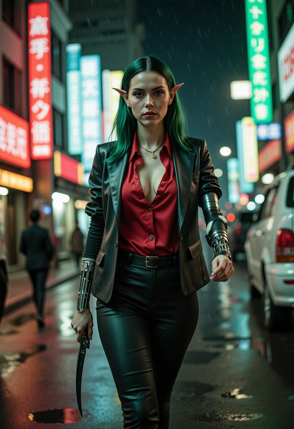 solo-mature_female-elf-fair-skin-faint-0b43a3 on Jib Mix Flux